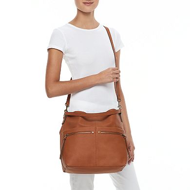 Sonoma Goods For Life® Sondra Dual Zip Hobo Bag