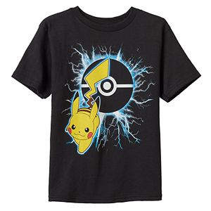 Boys 4-7 Pokémon Pikachu Lightening Graphic Tee