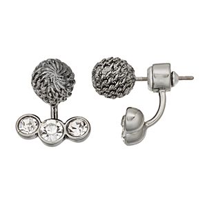 Simply Vera Vera Wang Chain Wrapped Ball Nickel Free Jacket Earrings