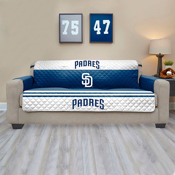 San Diego Padres Quilted Sofa Cover