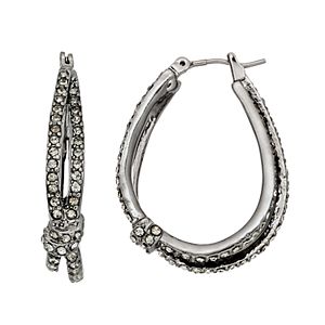 Simply Vera Vera Wang Banded Crisscross U Hoop Earrings