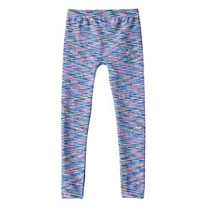Girls 4-16 Space-Dyed Fleece-Lined Seamless Leggings