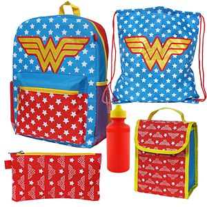 DC Comics Wonder Woman 5-pc. Backpack Set
