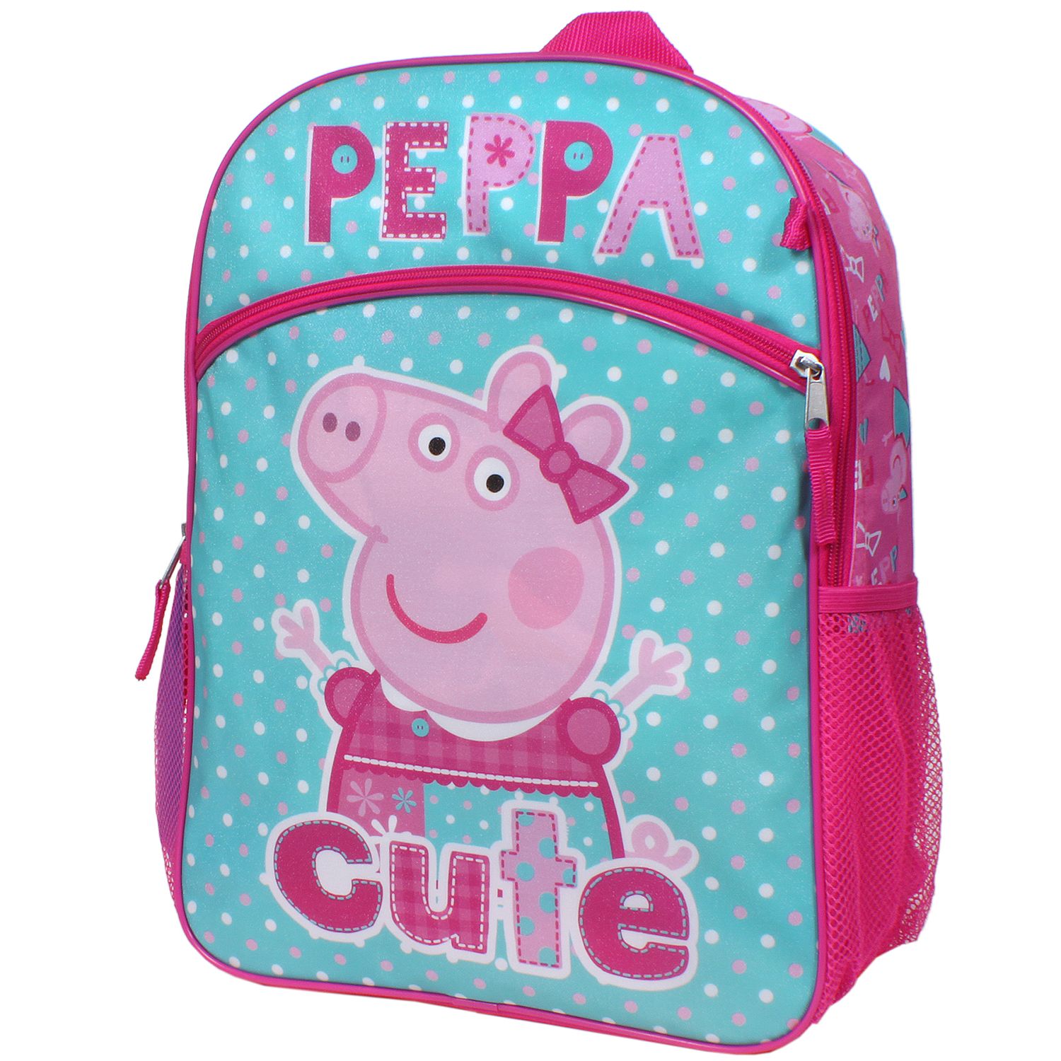 peppa pig backpack and lunchbox