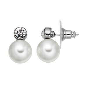 Simply Vera Vera Wang Simulated Pearl Nickel Free Drop Earrings