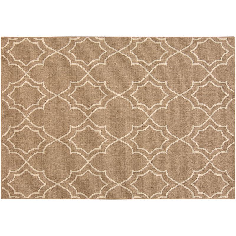 Decor 140 Anderson Trellis Indoor Outdoor Rug, Brown, 2X11 Ft