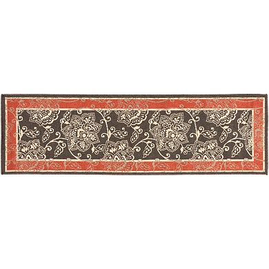 Surya Aoraki Framed Floral Indoor Outdoor Rug