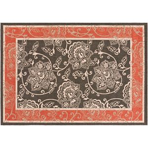 Surya Aoraki Framed Floral Indoor Outdoor Rug