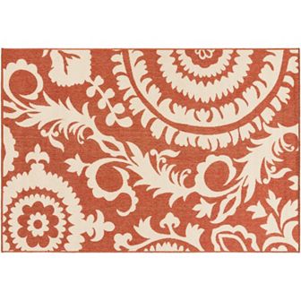 Decor 140 Big Pine Floral Indoor Outdoor Rug