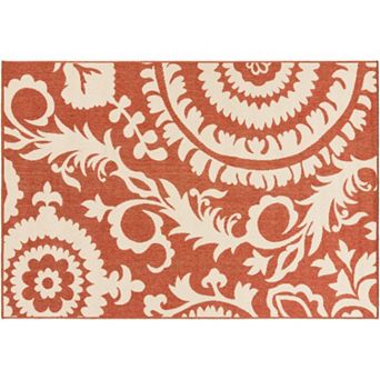 Decor 140 Big Pine Floral Indoor Outdoor Rug