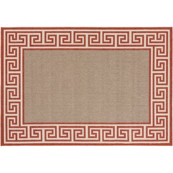 Decor 140 Bishhorn Framed Geometric Indoor Outdoor Rug