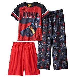 Boys 4-10 The Lego Batman Movie Gotham City 3-Piece Pajama Set
