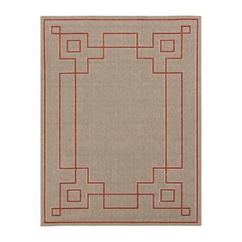 Decor 140 Blanche Framed Geometric Indoor Outdoor Rug
