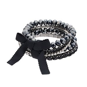 Simply Vera Vera Wang Ribbon Multi Strand Stretch Bracelet