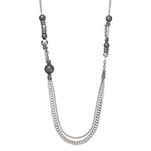 Simply Vera Vera Wang Beaded Multi Strand Long Necklace