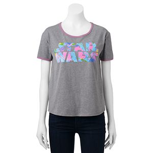 Juniors' Star Wars Tie-Dye Logo Graphic Tee