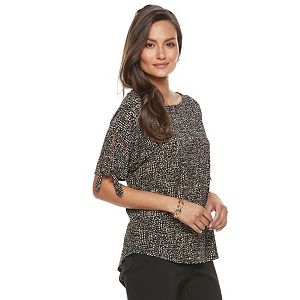 Women's Dana Buchman Tie Sleeve Crepe Top