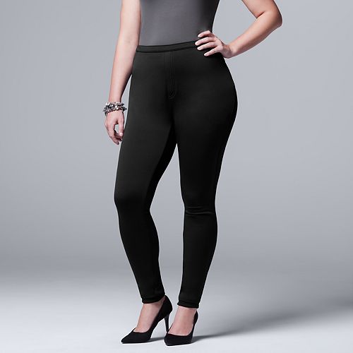 simply vera wang jean leggings