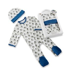 Baby Boy Baby Aspen Little Peanut Elephant Pajama & Hat Gift Set