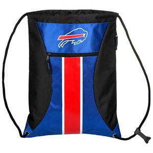 Forever Collectibles Buffalo Bills Striped Zipper Drawstring Backpack