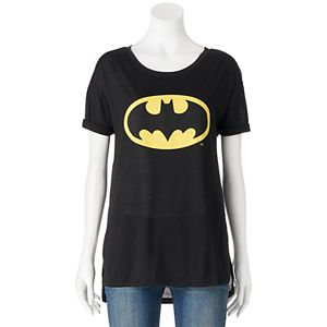 Juniors' DC Comics Batman Logo Graphic Tee