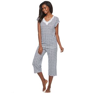 Women's Croft & Barrow® Pajamas: Tee & Capri Pajama Set