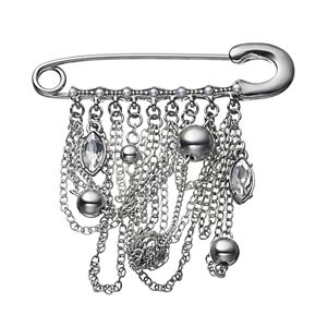 Simply Vera Vera Wang Draping Chain Safety Pin