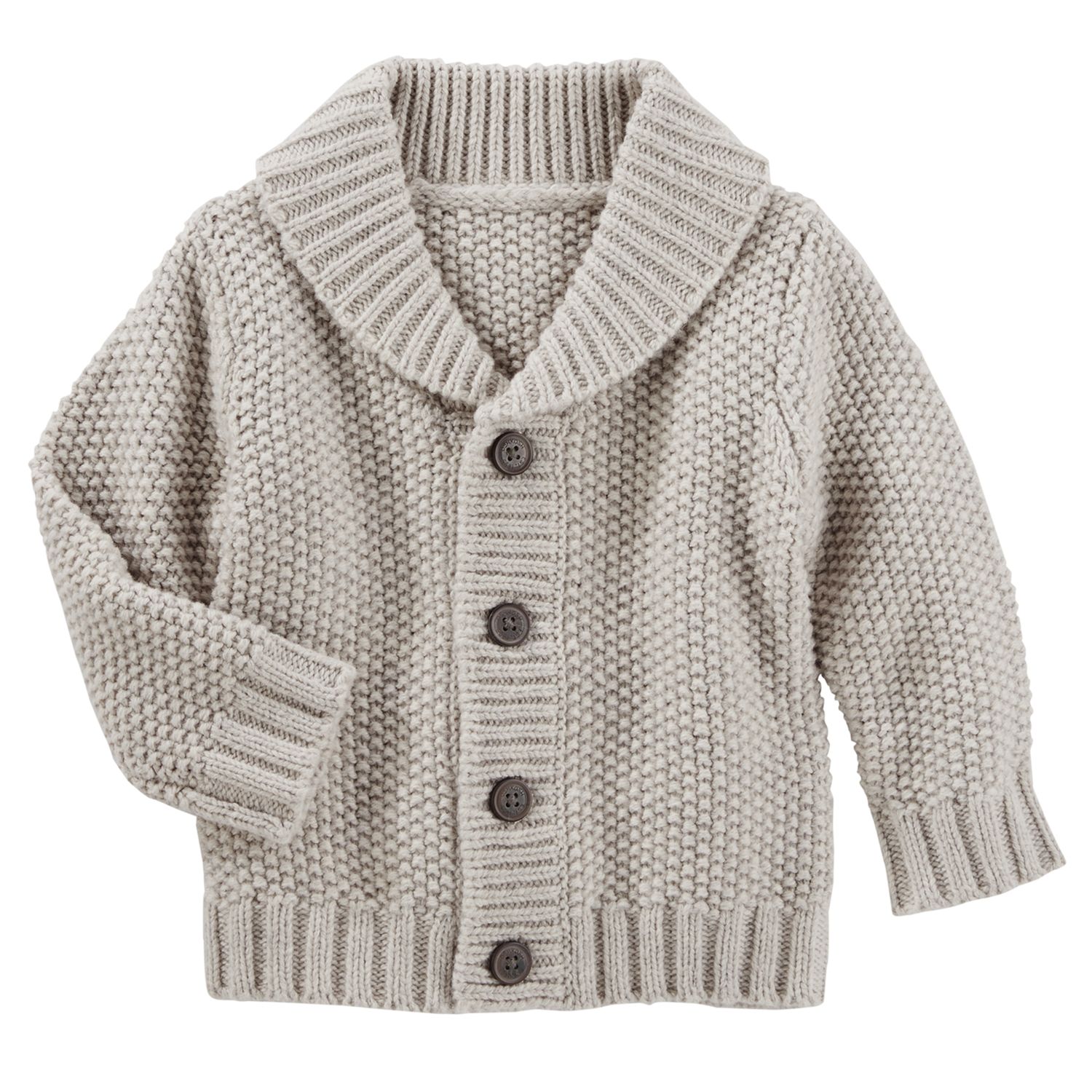 baby boy shawl collar cardigan