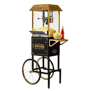 Nostalgia Electrics Vintage Collection Commercial Kettle Popcorn Cart