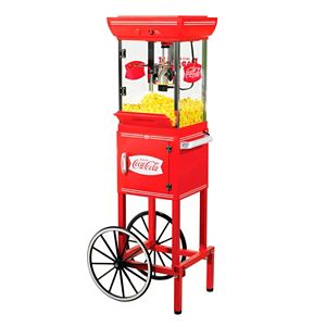 Nostalgia Electrics Limited Edition Coca-Cola Kettle Popcorn Cart