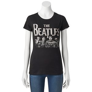 Juniors' The Beatles Short Sleeve Graphic Tee