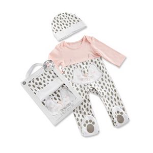 Baby Girl Baby Aspen Trendy Baby Kitty 2-Piece Pajama Gift Set!
