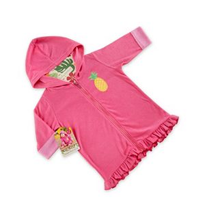 Baby Girl Baby Aspen Pineapple Hooded Terry Cover-Up