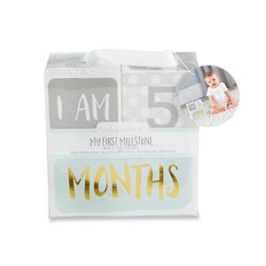 Baby Aspen's My First Milestone Baby Age Blocks