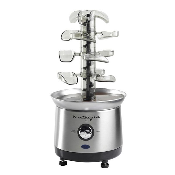 Nostalgia Electrics Cascading Chocolate Fondue Fountain