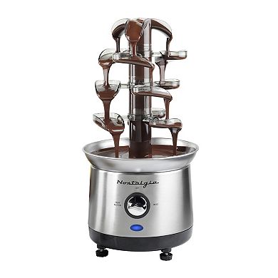 Nostalgia Electrics Cascading Chocolate Fondue Fountain