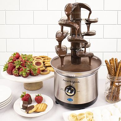 Nostalgia Electrics Cascading Chocolate Fondue Fountain