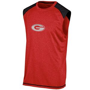 Men's Champion Georgia Bulldogs Colorblock Muscle Tee