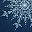 Navy Snowflake