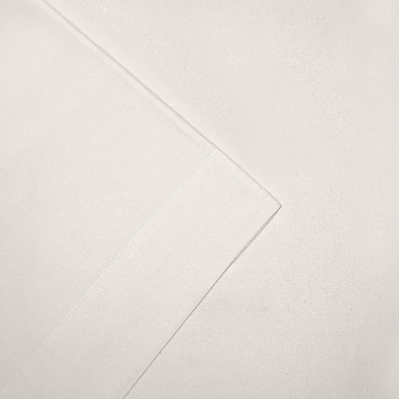 Pointehaven Superior Weight 175 GSM 100% Cotton White Solid Flannel Deep Pocket 3 pc Sheet Set  Twin