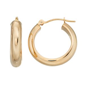 Forever 14K Tube Hoop Earrings