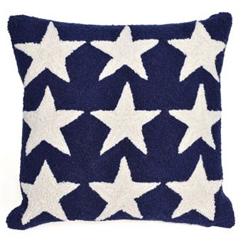 Liora Manne Stars Indoor Outdoor Throw Pillow