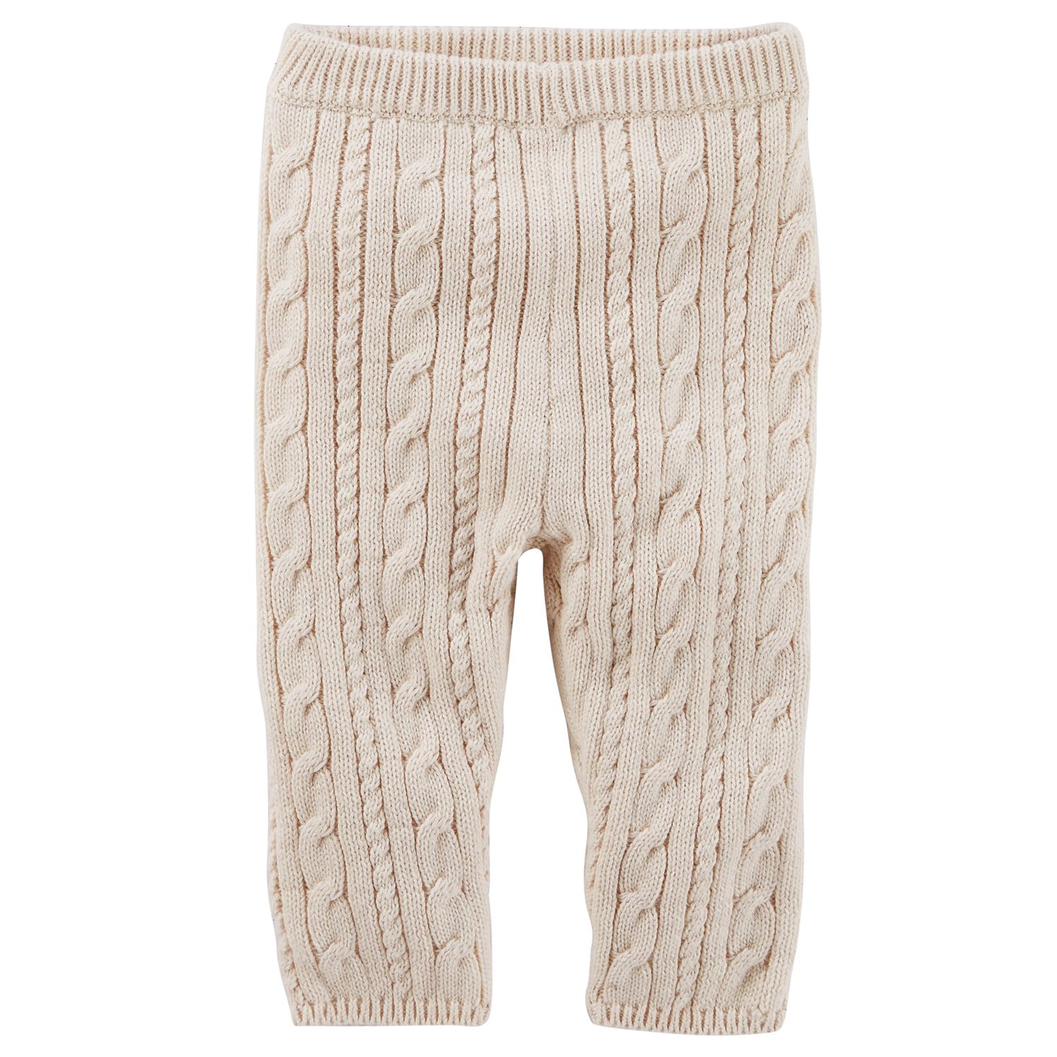 baby girl cable knit leggings
