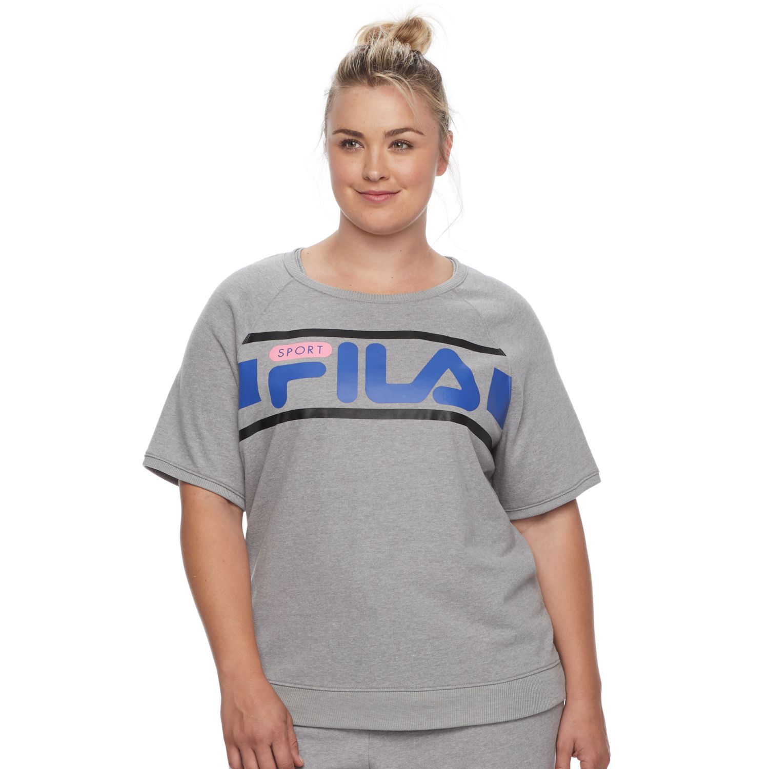 plus size fila t shirt