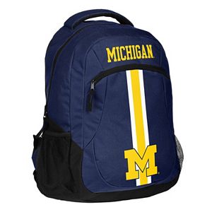 Forever Collectibles Michigan Wolverines Action Stripe Backpack