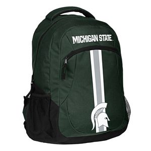 Forever Collectibles Michigan State Spartans Action Stripe Backpack