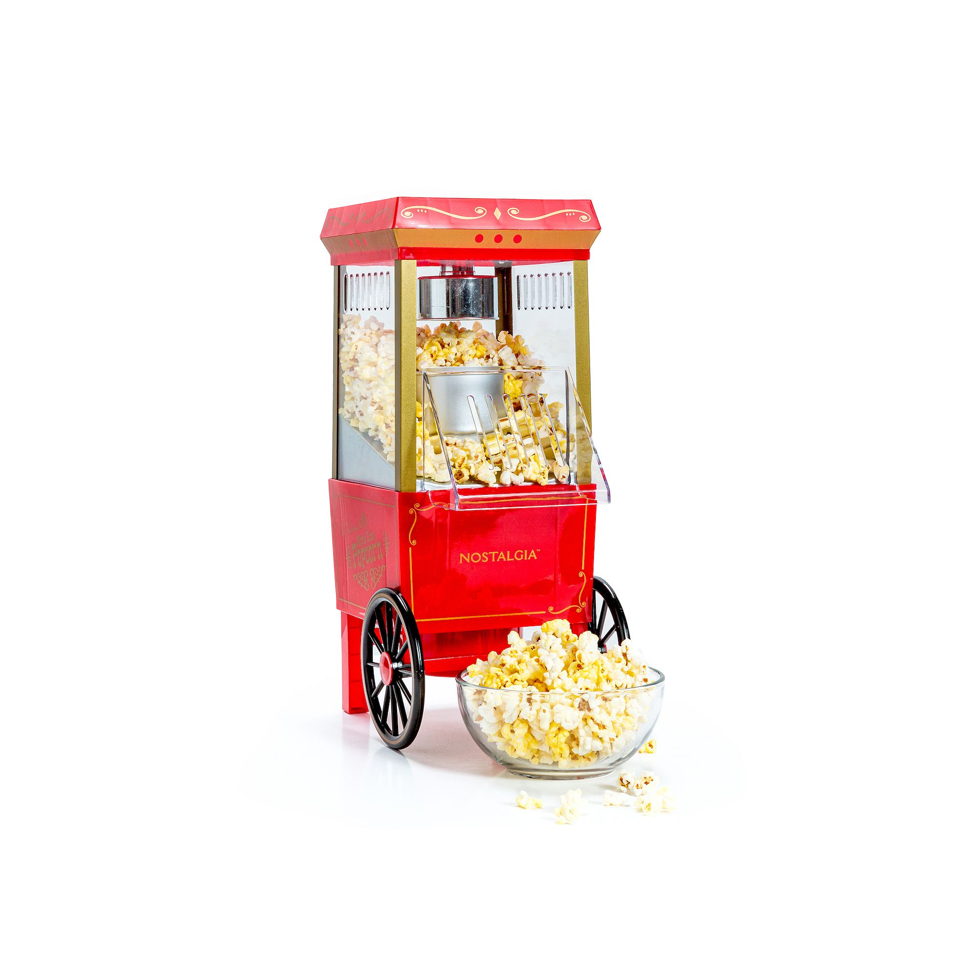 Nostalgia Electrics Vintage Collection 12-Cup Hot Air Popcorn Popper, Multi