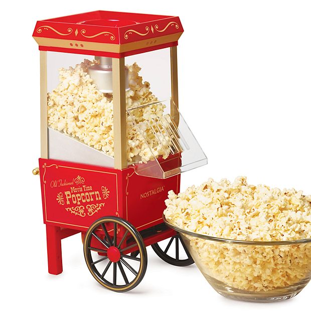 Nostalgia Electrics Air Pop Hot Air Popcorn Popper Machine, Home