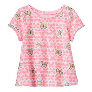 Baby Girl Jumping Beans® Print Swing Tee