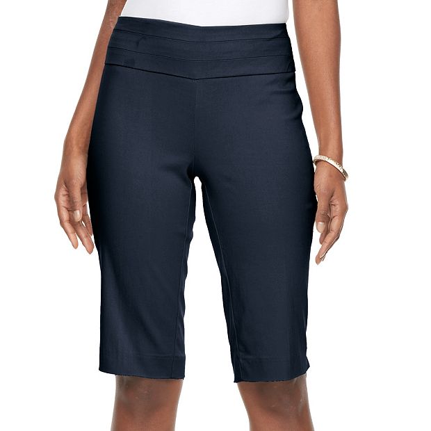 Women's Dana Buchman Midrise 21-in. Pull-On Capris